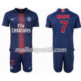 Maillot de Foot Paris Saint-Germain MBAPPE 7 Enfant Domicile 2018/19